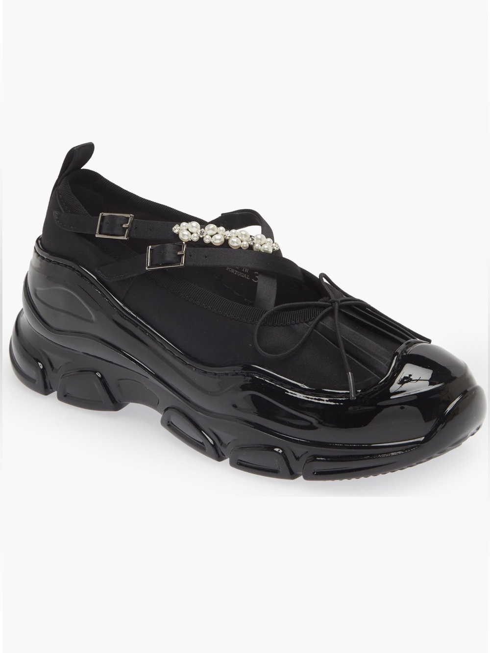 Simone Rocha Classic Crisscross Strap Tracker Sneaker